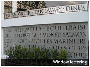 Window Lettering