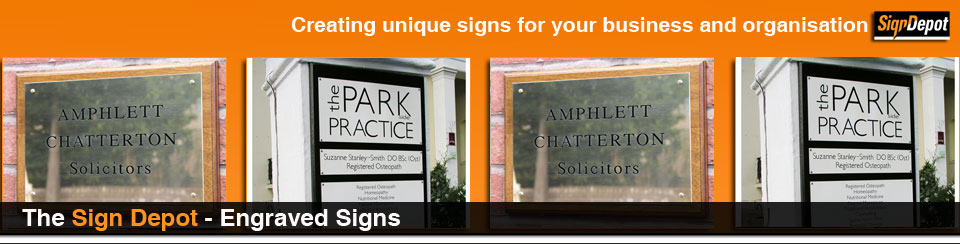 signs - engraved signs