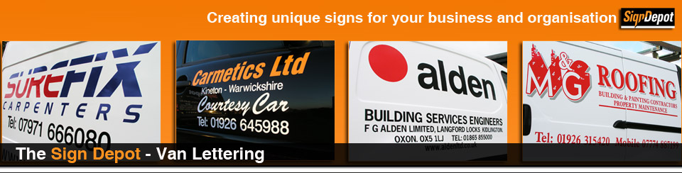 signs - van lettering